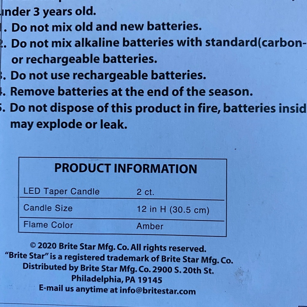 Wireless LED Candle 12 Inch - Picture 4 of 5